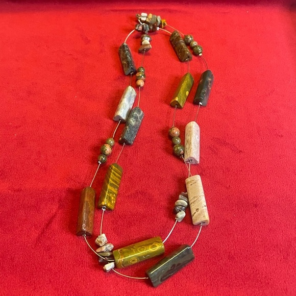 Earth Stone 3 piece Set: NWOT I think it was hand crafted by a local artist - Picture 7 of 17